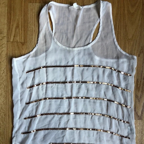 Iris LA Cream Shear Tank - Picture 1 of 6
